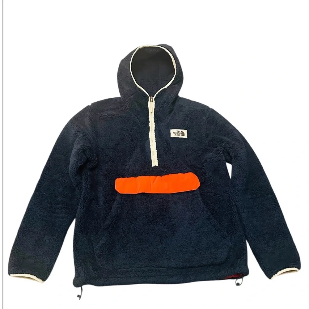 The North Face CampshireHooded Fleece Sherpa Pullover Hoodie - Mens Small - Picture 3 of 7